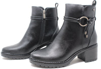 O Ring Detail Heeled Boot