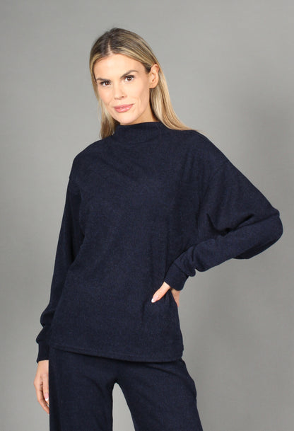 Knit High Neck Pullover