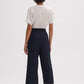 Meltiko Wide Cropped Culottes with Structure