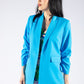 Ruched Sleeve Blazer