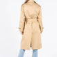 Longline Belted Trench Coat