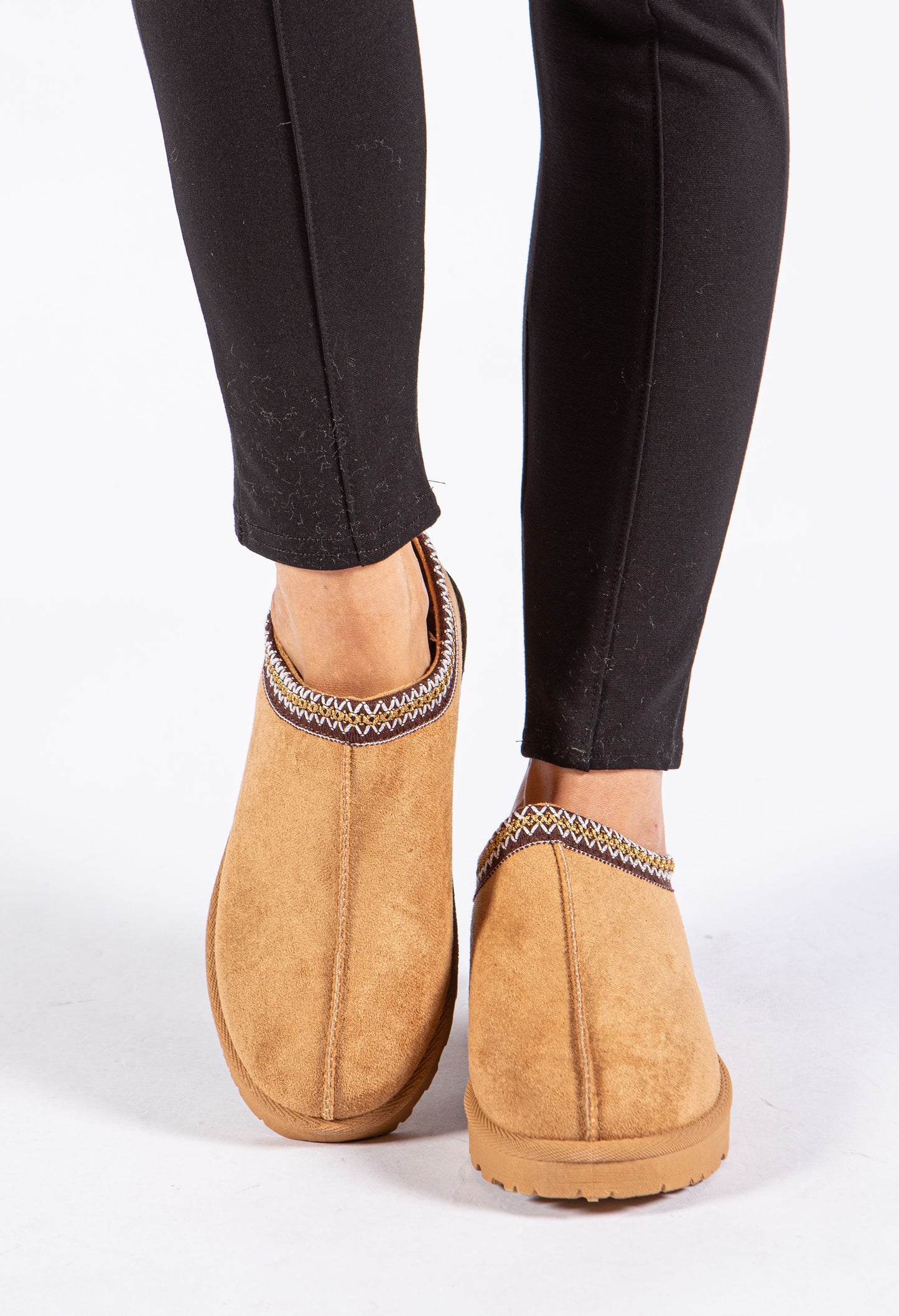 FAUX FUR LINING SLIP ON SHOE