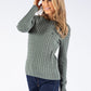 Round Neck Cable Knit