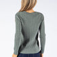 Round Neck Cable Knit