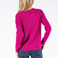 Round Neck Cable Knit