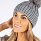 Fleece Lined Bobble Hat