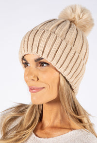 Fleece Lined Bobble Hat