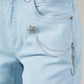 High Rise Embellished Skinny Jeans