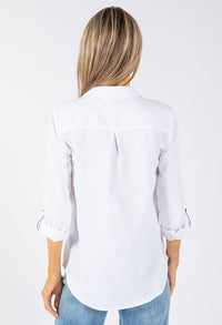 Relaxed V Neckline Shirt