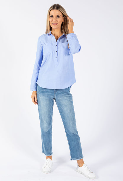 Relaxed V Neckline Shirt