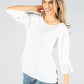 Plisse Bodice Blouse