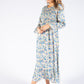 Smocking Floral Maxi Dress