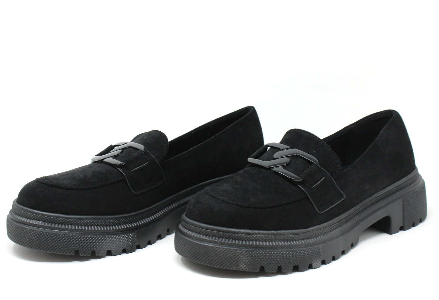 Microfibre Buckle Loafer