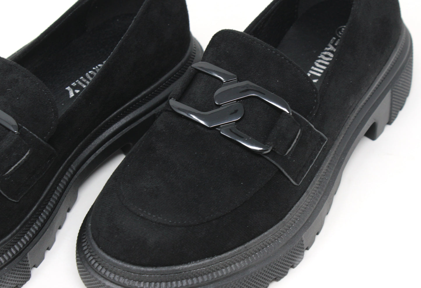 Microfibre Buckle Loafer