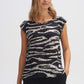 Fannie Safari Print Blouse