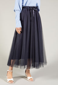 Mesh Maxi Skirt