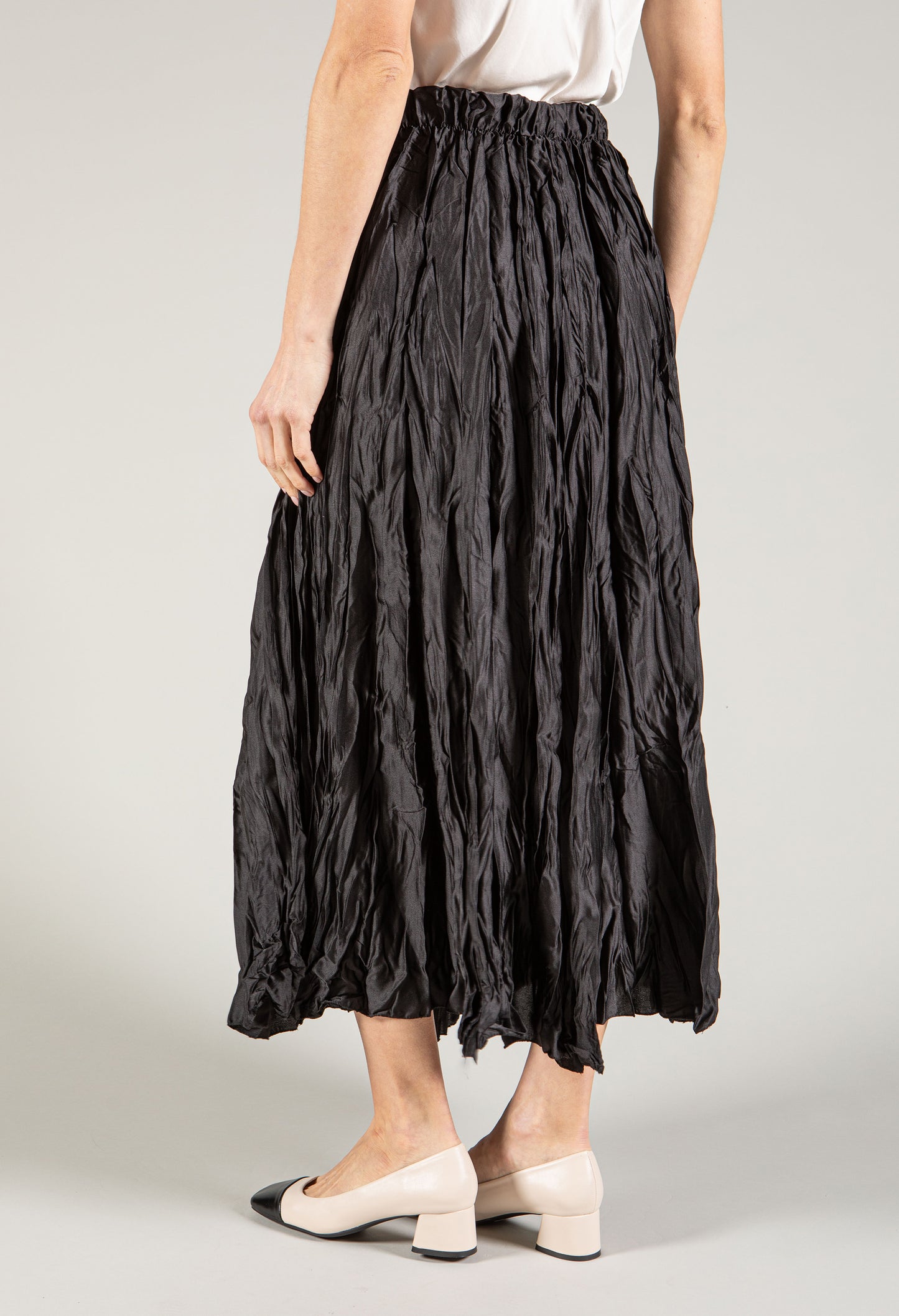 Crinkle Maxi Skirt