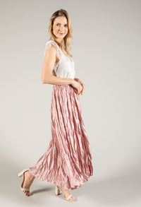 Crinkle Maxi Skirt