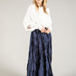 Crinkle Maxi Skirt