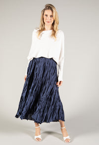 Crinkle Maxi Skirt