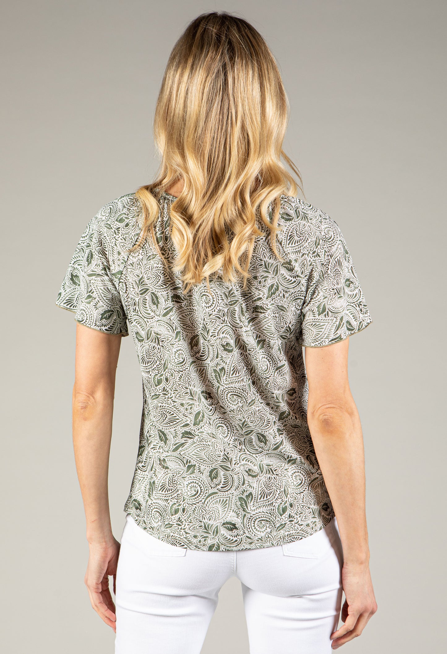 Paisley Print Top