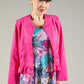 Suedette Peplum Hem Jacket