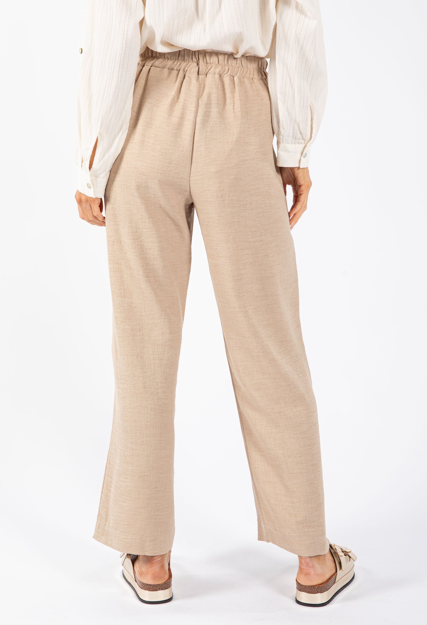 Linen Look Trousers