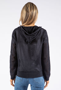 Netted Hoody