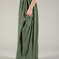 Crinkle Effect Maxi Skirt