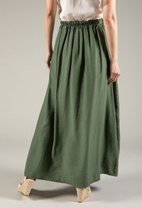 Crinkle Effect Maxi Skirt