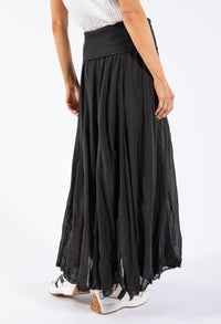 Elasticated Waist Maxi Skirt