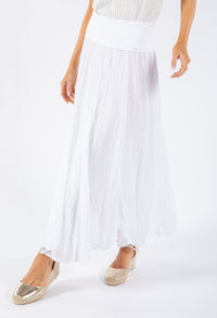 Elasticated Waist Maxi Skirt