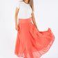 Elasticated Waist Maxi Skirt