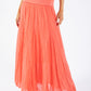 Elasticated Waist Maxi Skirt