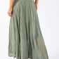 Elasticated Waist Maxi Skirt