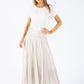 Elasticated Waist Maxi Skirt