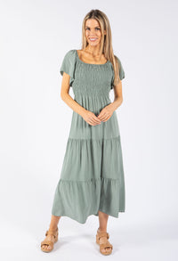 Smocking Bodice Dress