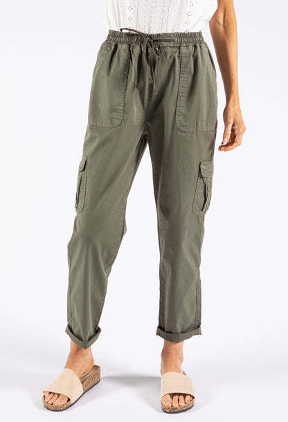 Pull On Cargo Trousers