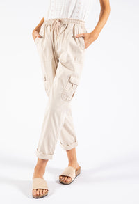 Pull On Cargo Trousers