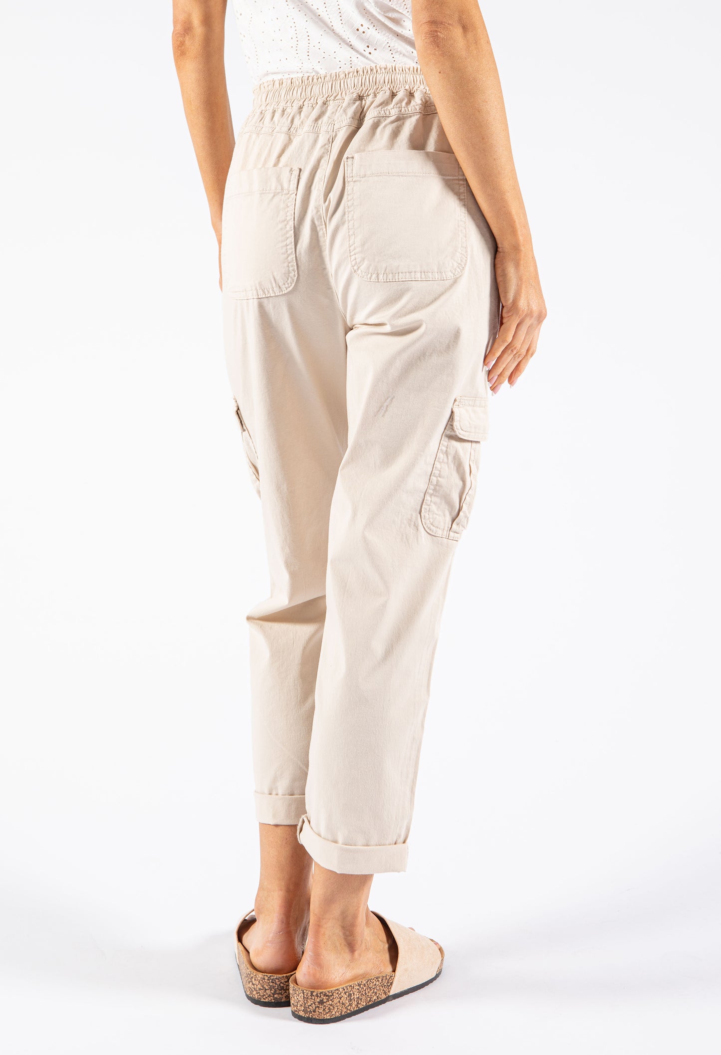 Pull On Cargo Trousers