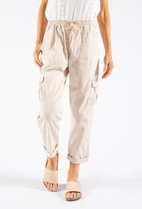 Pull On Cargo Trousers