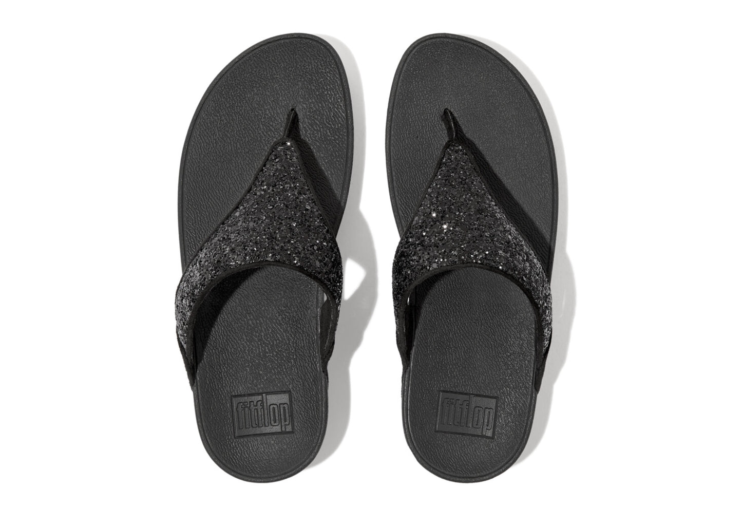 LULU  Glitter Toe-Post Sandals