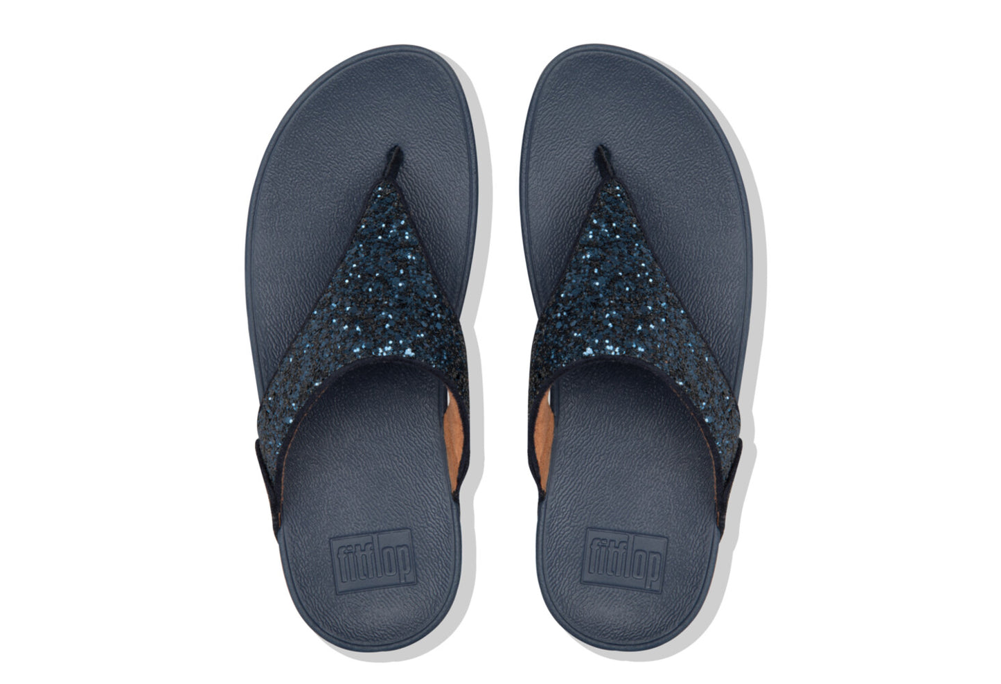 LULU  Glitter Toe-Post Sandals