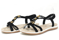 Wooden Look Beaded Sandal