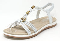 Wooden Look Beaded Sandal