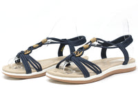 Wooden Look Beaded Sandal