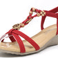 Wooden Look Charm Sandal