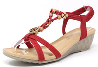 Wooden Look Charm Sandal