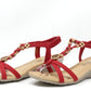 Wooden Look Charm Sandal