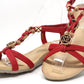 Wooden Look Charm Sandal